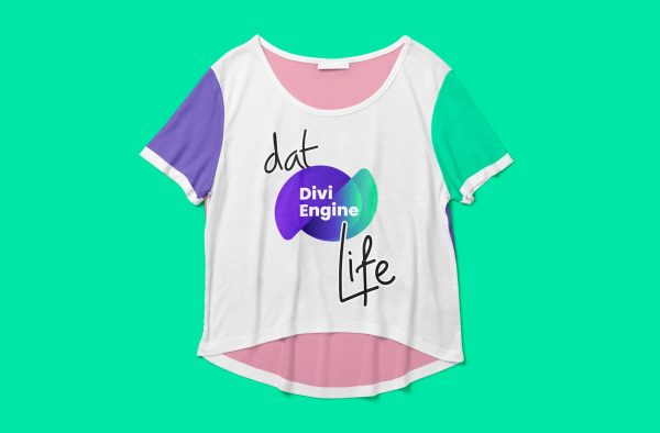 Dat Divi Engine Life Crop-top (3-Tone)